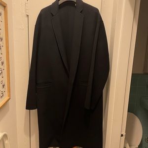 Womens Long Vince Wool Coat